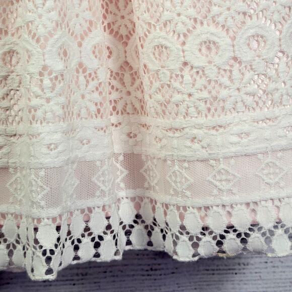 Purple Rose Girl's Pink and Lace Dress Size 16 - Picture 3 of 11